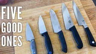 Just five great kitchen knives, all prices