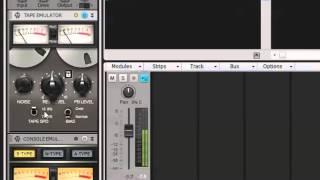 Warming drum tracks with Sonar X3's Tape Emulator module