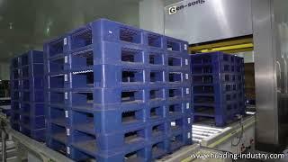 Elevating Efficiency: Huading Plastic Pallets in Automated Vertical Warehouse