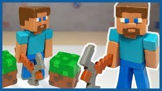 Как слепить Стива из пластилина. Майнкрафт. Minecraft. Plasticine.