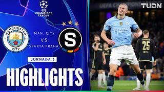 HIGHLIGHTS - Manchester City vs Sparta Praha | UEFA Champions League 24/25 | TUDN