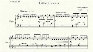 Study no. 10: Little Toccata - Samuel Dolin - Piano Studies/Etudes 8