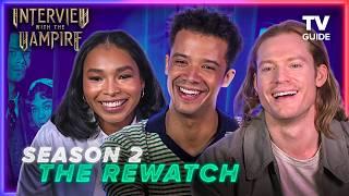 Interview with the Vampire Stars Rewatch Season 2 Scenes | Jacob Anderson, Sam Reid, Delainey Hayles