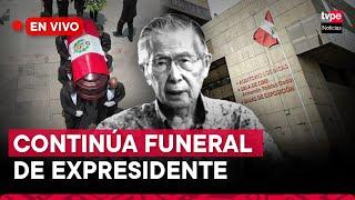 Continúa el funeral de expresidente Alberto Fujimori I TVPerú Noticias EN VIVO hoy 12 de septiembre