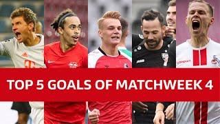 Bundesliga | Top 5 Goals of Matchweek 4