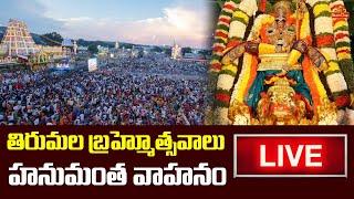 Tirumala Srivari Brahmotsavam 2023 | Day 6 | Hanumantha Vahanam LIVE | BhaktiOne