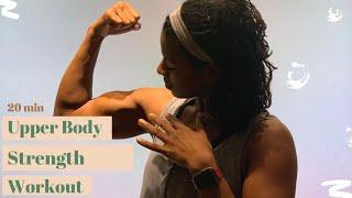 Upper Body Strength Workout // Workout With Me | STEPHANIE MARIE FITNESS