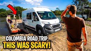 The scariest river crossing in Colombia! (COLOMBIA ROAD TRIP!)