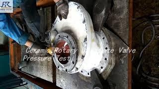 ceramic rotary disc gate valve