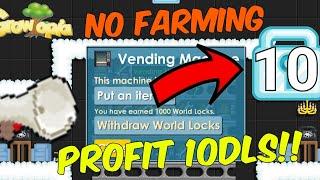 PROFIT TON OF DLS WITH MEGAPHONE | Growtopia How To Get Rich 2019