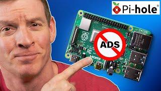 BLOCK ALL ADS WITH THIS RASPBERRY PI-HOLE!!!