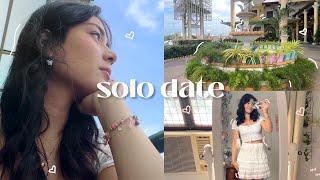 taking myself out on a date | solo date vlog