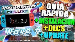 Mario Kart 8 Deluxe Wave 6  Yuzu Switch Emulator on Low-End PC 2023 / Quick Guide