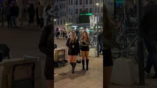 Swedish girls at night #sweden #nightlife #shorts #viral #shortsfeed #stockholm #night #party #2024