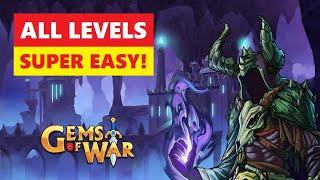 Gems of War Eldrazhor Faction Assault! 1000 ATTACK Best Fast Team!