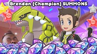 Will Brendan (Champion) & Groudon come home EARLY? Pokémon Masters Master Fair Scout Summon Session