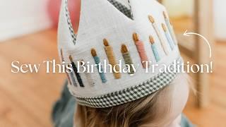 Sewing Tutorial: The Birthday Crown | Rooney Sewing X Little Oak Design Co