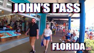 Johns Pass Village & Boardwalk Tour: Madeira Beach Florida 2023