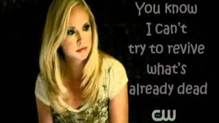 Candice Accola Hard To Say Goodbye (With Lyrics)