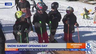 Heads up skiers and snowboarders: It’s opening day at Snow Summit in Big Bear