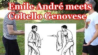 Nasty knife trick from French Fencing master Émil André