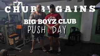 1X1 - ISA SA PINAKA MALAKAS SA GYM (PUSH DAY - DELOAD) BIG BOYZ CLUB #CHUBBYGAINS #GYMDOGS