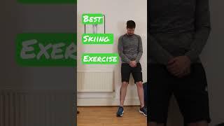 Best Skiing Exercise: Wall Sit #shorts
