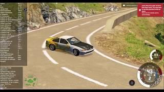 BeamNG.drive downhill drifting Initial D