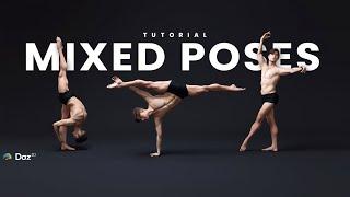 How to Mix Poses in Daz Studio