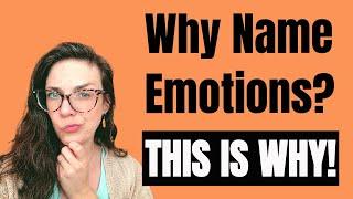 Why bother naming and understanding your emotions?