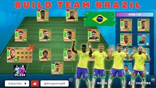 DLS 24 | Build Team Brazil 2024 | Xây dựng đội tuyển Brazil trong DLS 24 | Min Gaming