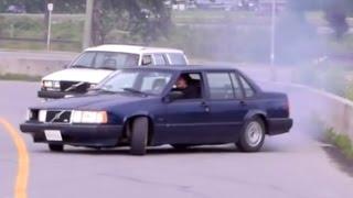 TURBO VOLVO STREET DRIFTING!