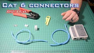 Cat 6 connections - Keyless and RJ45