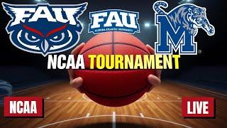 Florida Atlantic vs Memphis Live Match | NCAA Men's College Basketball 2025