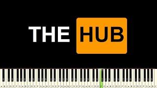 TheHub Intro - EASY PIANO TUTORIAL