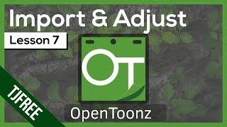 OpenToonz Lesson 7 - Import and Adjust Images (Animation Tool)