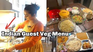 COOK WITH ME FOR INDIAN GUEST| Veg Menu For Dinner | Simorsingh