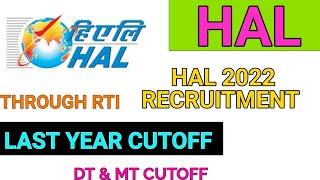 HAL PREVIOUS YEAR CUTOFF OF DT/MT THROUGH RTI | EXAM PATTERN |@ZindagiUPki