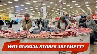 4K REAL RUSSIAN GROCERY SHOPPING HAS NOTHING WESTERN: LOCAL MEAT, FISH, DIARY, FRUIT AND VEGETABLES