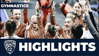 Arizona vs. No. 12 Oregon State | Highlights | Women's Gymnastics | 2022-23 Season