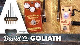 David vs. Goliath - Tone City Sweet Cream vs. Mad Professor Sweet Honey Overdrive