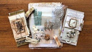 Vintage Style Junk Journal and Kit - over 100 pieces (Etsy Restock)