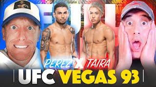 UFC Vegas 93: Perez vs. Taira FULL CARD Predictions and Bets