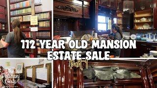 HUGE VINTAGE & ANTIQUE ESTATE SALE PART: The library alone was with the trip! | Vintage Shop with Us