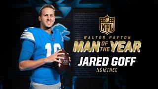 Detroit Lions 2024 Walter Payton Man of the Year nominee: Jared Goff