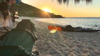 Solo Kayak Camping Remote Island Beaches - Coastal Foraging, Living From The Ocean