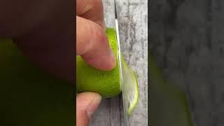 Cutting A Lime #shorts #knifeskills #satisfyingasmr