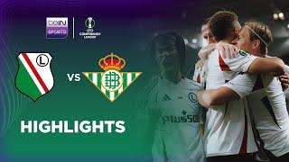 Legia Warszawa 1-0 Real Betis | Conference League 24/25 Match Highlights