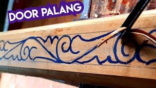 Door Palang Carving | wood carving tutorial by UP wood art