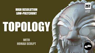 Nomad sculpt : Beginner tutorial-12 | TOPOLOGY